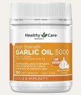 Healthy Care high strength Garlic Oil 5000 hvitløkskapsler thumbnail