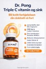 Dr. Pong Trippel C 1000 Vitamin C, med 3 typer vitamin C og sink thumbnail