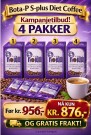 NYHET! Bota Lift P - S-Plus Diet Coffee - nyt kaffe med ekstra fordeler, sett med 4 pakker og gratis frakt thumbnail