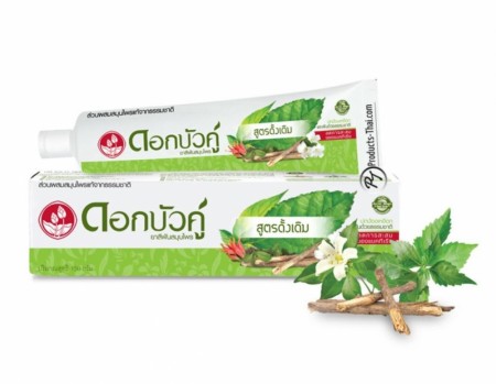 Dok Bua Ku (twin Lotus) original toothpaste, fluorfri