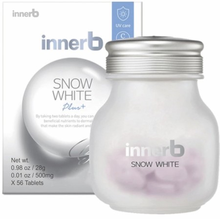 innerb Snow White med Hesperidin og vitamin C. Hudpleie innenfra. Mot UV-skader og gir kraftfull antioksidasjonsboost
