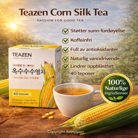 Teazen Corn Silk Tea - Naturlig velvære i hver kopp